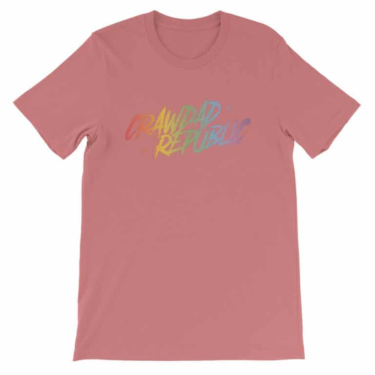 Rainbow Fade Short-Sleeve Unisex T-Shirt - Crawdad Republic